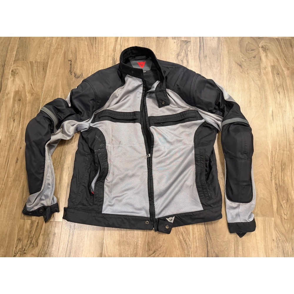 Dainese Air Frame Black Mesh Textile Men's Motorcycle Jacket Size 56 Protection